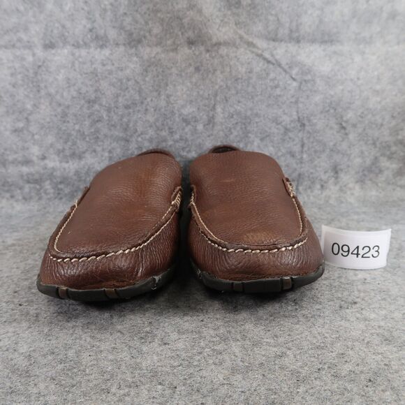 Bass Shoes Mens 11 Slip On Driving Loafers Brown Leather Classic Cristo Comfort main image 9